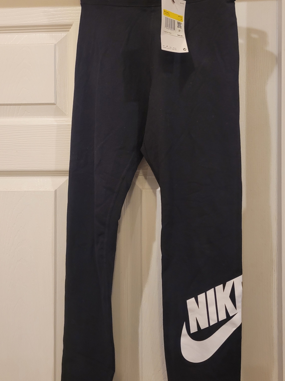 Nike Black Leggings with White NIKE Logo